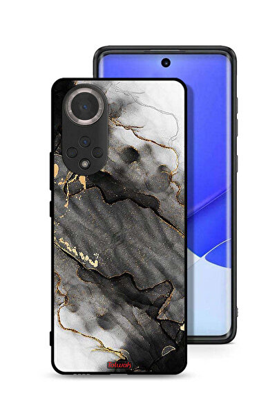 Tolwak غطاء حماية لهاتف Honor 50 من الرخام اللامع