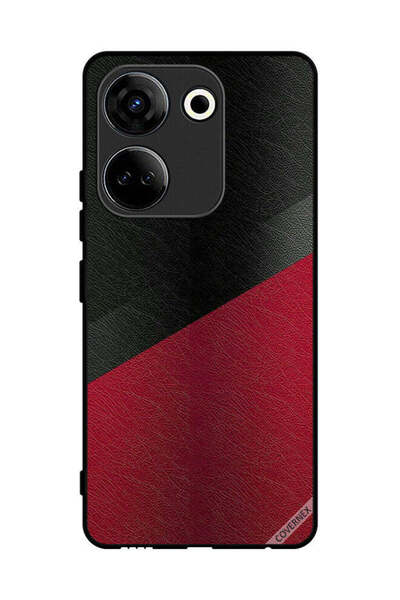 Covernex غطاء حماية لهاتف تكنو كامون 20 بنقشة جلد