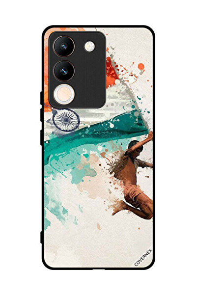 Covernex غطاء حماية لهاتف vivo V29e يحمل علم الهند أثناء الطيران