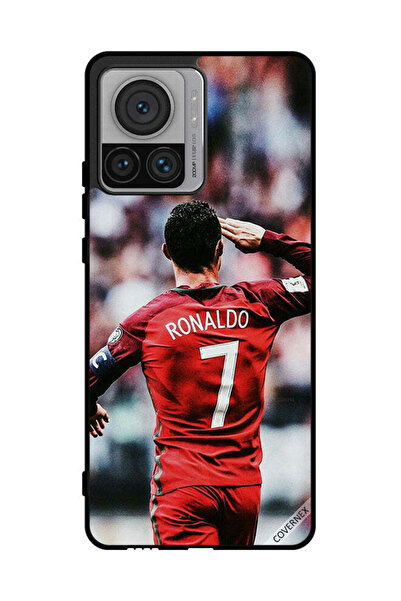 Covernex غطاء حماية لهاتف موتورولا موتو X30 برو - تحية رونالدو للجمهور