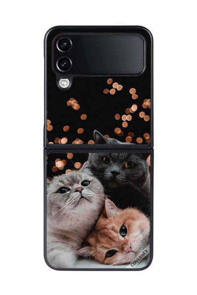 Covernex غطاء حماية لهاتف سامسونج جالاكسي زد فليب 4 - قطط