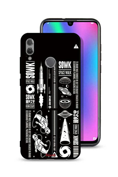 Tolwak غطاء حماية لهاتف Honor 10 Lite، ملصق Sowk Space Walk