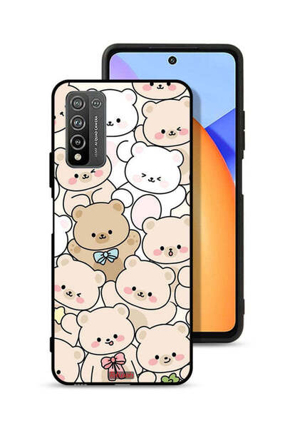 Tolwak غطاء حماية لهاتف Honor 10X Lite بنقشة دببة