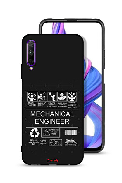 Tolwak غطاء حماية لهاتف هواوي Y9s - ملصق مهندس ميكانيكي