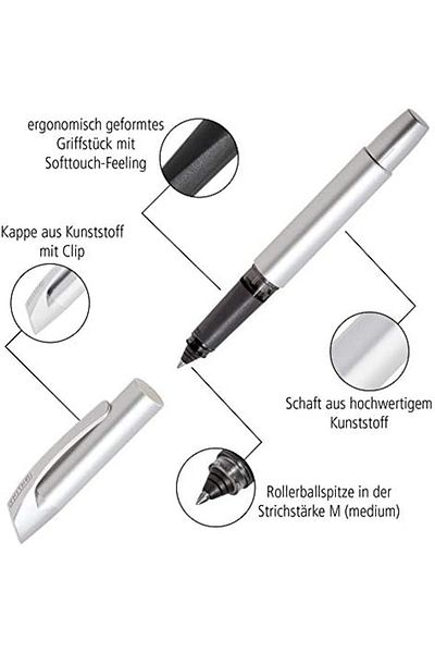 Mena Rise Şirinshop Campus Ii Soft Black Rollerball Pen 1108107