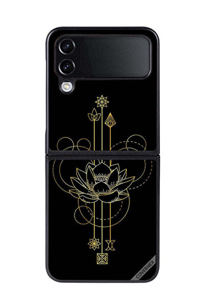 Covernex غطاء حماية لهاتف سامسونج جالاكسي زد فليب 4 برسومات زهور عصرية