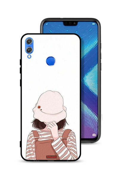 Tolwak Honor 8X Protective Case Cover Hide Face By Hat