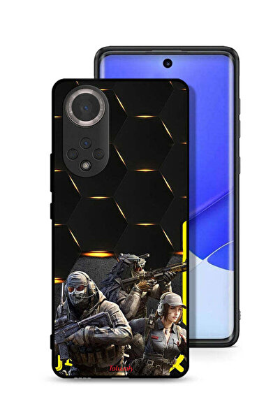Tolwak غطاء حماية لهاتف Honor 50 بخلفية Cyberpunk