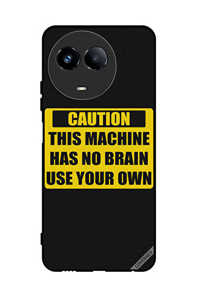 Covernex غطاء حماية لهاتف Realme 11 5G تحذير: هذا الجهاز لا يحتوي على دماغ اس...