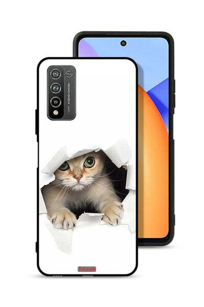 Tolwak غطاء حماية لهاتف Honor 10X Lite بتصميم قطة