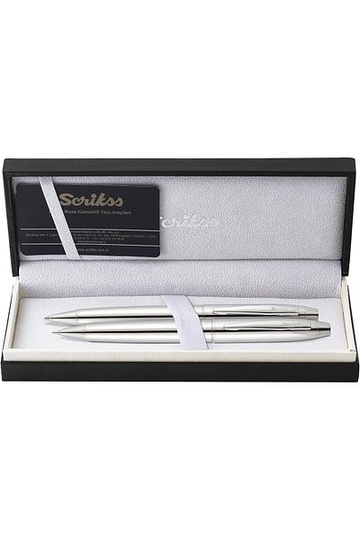 Mena Rise Sirinshop Noble 35 Ballpoint Penversatile Pen Set Chrome 1108107