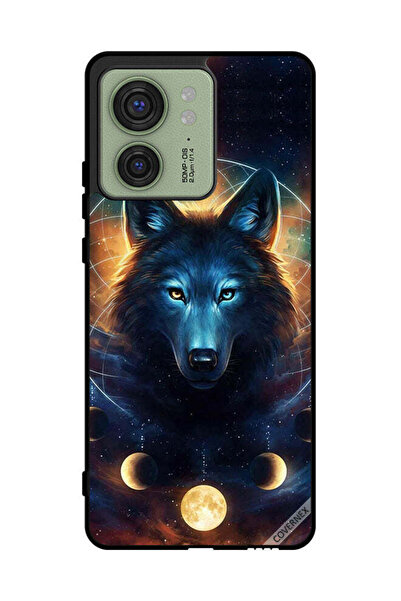 Covernex Protective Case Cover For Motorola Edge 40 Wolf In Space