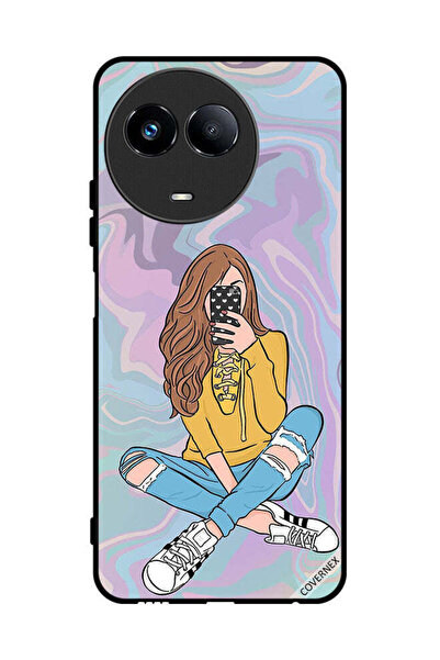 Covernex غطاء حماية لهاتف Realme 11 5G فتاة تلتقط صورة