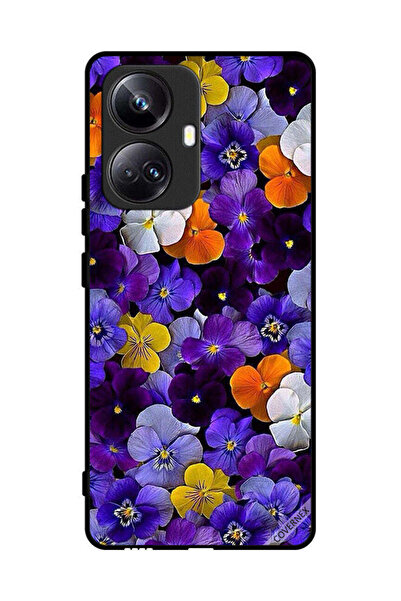 Covernex غطاء حماية لهاتف Realme 10 Pro Plus مع زهور صغيرة