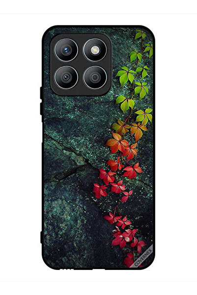 Covernex غطاء حماية لهاتف Honor X8b بأوراق جميلة