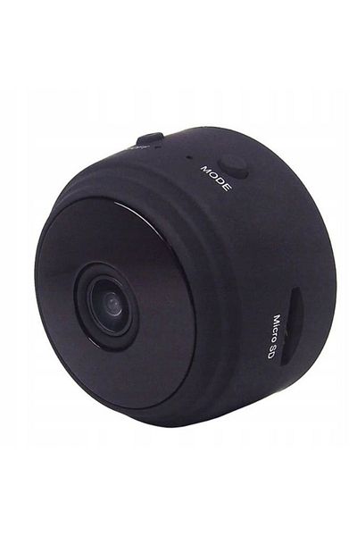 divendi-ro Mini digital camera FullHD, 640px, 3h recording, built-in microphone, night vision - Black
