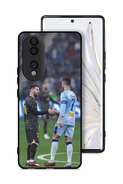 Tolwak غطاء حماية لهاتف Honor 70 ميسي ورونالدو
