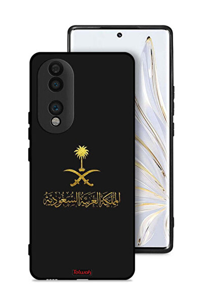Tolwak غطاء حماية لهاتف Honor 70 بعلامة المملكة العربية السعودية