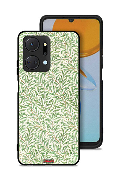 Tolwak غطاء حماية لهاتف Honor X7a بنقشة غصن الصفصاف الشهيرة