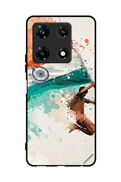 Covernex غطاء حماية لهاتف Infinix Note 30 Pro يحمل علم الهند أثناء الطيران