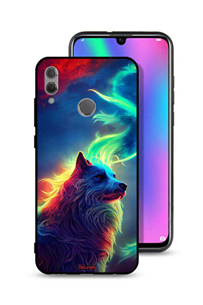 Tolwak غطاء حماية لهاتف Honor 10 Lite بتصميم الذئب