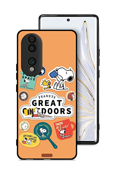 Tolwak غطاء حماية لهاتف Honor 70 بملصقات الفول السوداني