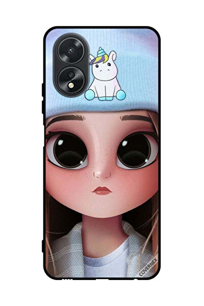 Covernex غطاء حماية لهاتف Oppo A38 - فتاة يونيكورن لطيفة