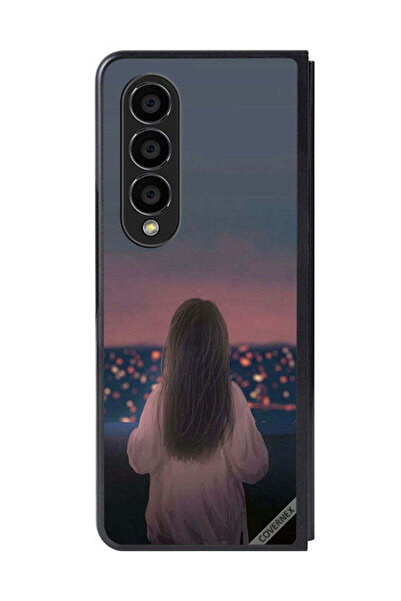 Covernex غطاء حماية لهاتف سامسونج جالاكسي زد فولد 4 - فتاة واقفة