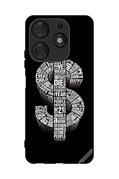 Covernex غطاء حماية لهاتف تكنو سبارك 10 برو - دولار مزخرف بالخط العربي