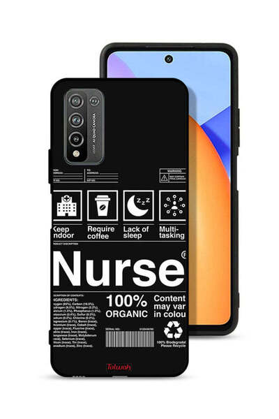 Tolwak Honor 10X Lite Protective Case Cover Nurse Sticker