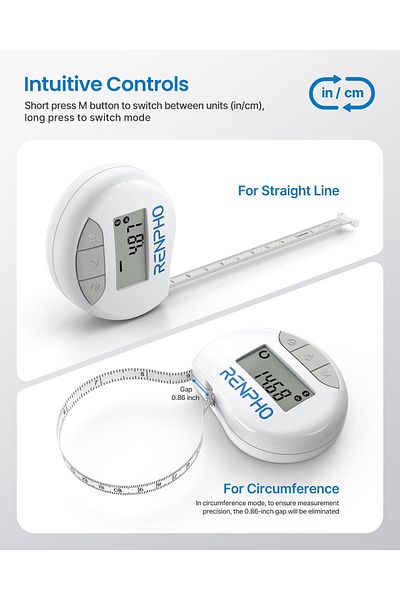 RENPHO Smart Body Measuring Tape with Bluetooth - Renpho