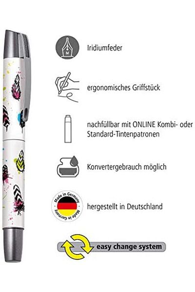 Mena Rise Şirinshop Campus Ii Colored Feather Fountain Pen m 1108107