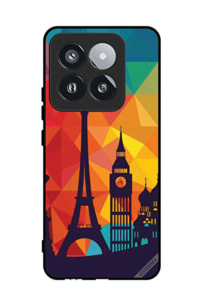 Covernex غطاء حماية لهاتف شاومي 14 برو بنمط باريس الملون