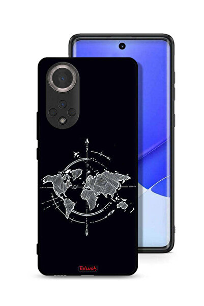 Tolwak غطاء حماية لهاتف Honor 50 برسومات البوصلة