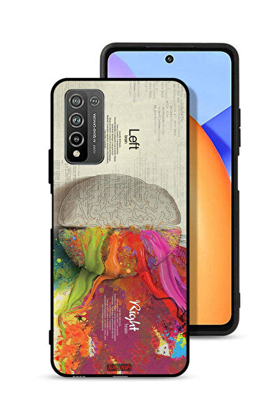 Tolwak Honor 10X Lite Protective Case Cover Abstract Brain Science Artwork