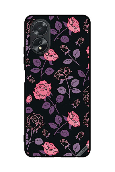 Covernex غطاء حماية لهاتف Oppo A38 - زهور قوطية باستيل