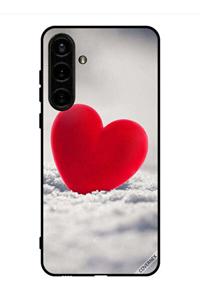 Covernex غطاء حماية لهاتف سامسونج جالاكسي S24 بلس بتصميم قلب أحمر جميل