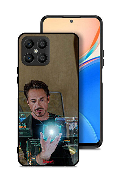 Tolwak غطاء حماية لهاتف Honor X8 4G بتصميم الرجل الحديدي
