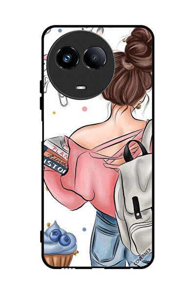 Covernex غطاء حماية لهاتف Realme 11 5G، مطبوع عليه رسومات يد فتاة