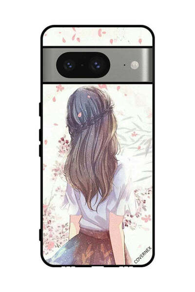 Covernex غطاء حماية لهاتف جوجل بيكسل 8 - فتاة لطيفة في تفكير عميق