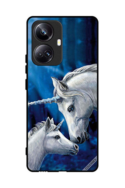 Covernex غطاء حماية لهاتف Realme 10 Pro Plus - محب يونيكورن - طفل يونيكورن
