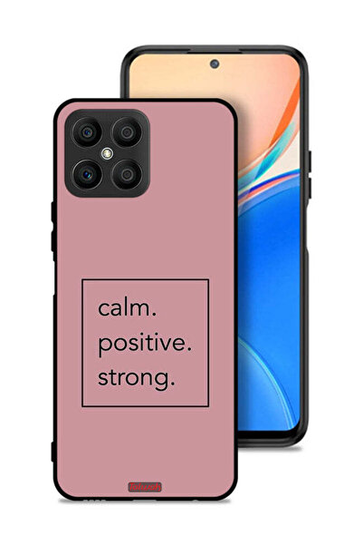 Tolwak Honor X8 4G Protective Case Cover Calm Positive Strong