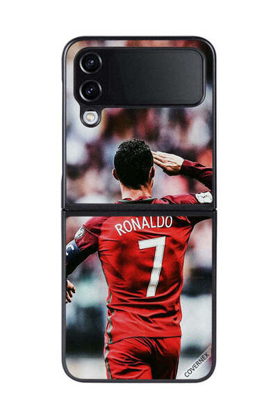 Covernex غطاء حماية لهاتف سامسونج جالاكسي زد فليب 4 - تحية رونالدو للجمهور