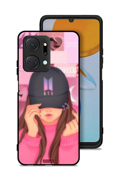 Tolwak غطاء حماية لهاتف Honor X7a - فتاة صغيرة