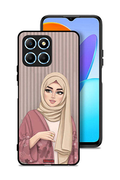 Tolwak غطاء حماية لهاتف Honor X6 برسومات فتاة محجبة