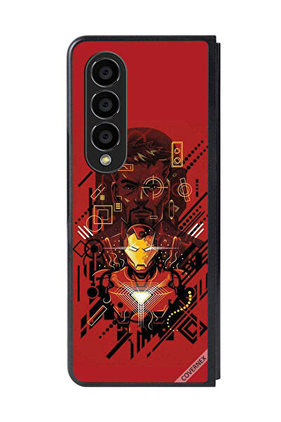 Covernex غطاء حماية لهاتف سامسونج جالاكسي زد فولد 4، رسم الرجل الحديدي