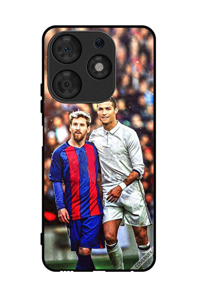 Covernex غطاء حماية لهاتف تكنو سبارك 10 برو ميسي ورونالدو