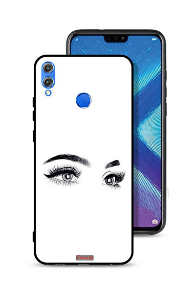 Tolwak غطاء حماية لهاتف Honor 8X برسومات عيون فنية