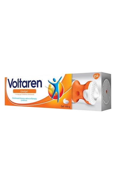 voltaren Gel, Emulgel, for Joint, Tendon, Muscle Inflammations, with Applicator, 100gr