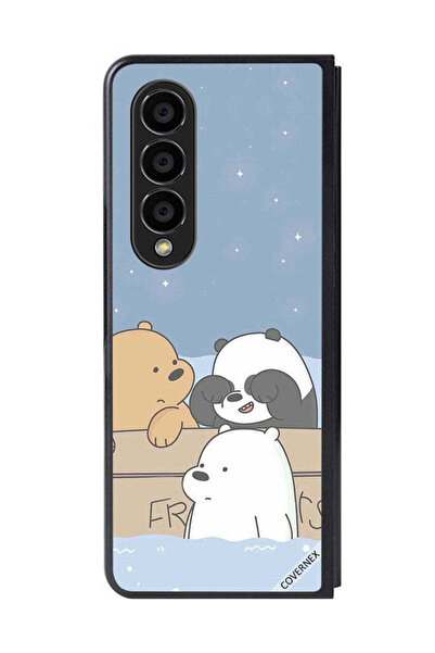 Covernex غطاء حماية لهاتف سامسونج جالاكسي زد فولد 4 - أصدقاء الدببة